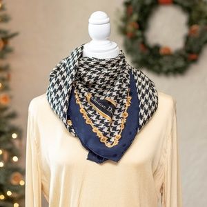 Vintage Dior Silk Scarf Large